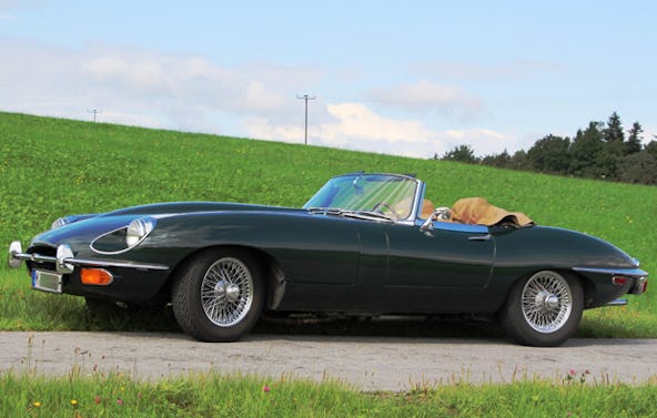 Oldtimer fahren München für 2 (Jaguar E-Type Serie II 4.2)