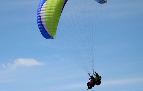 Winter Gleitschirm Tandemflug Mayrhofen