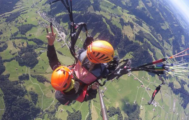 Tandemflug Thermikflug Marbach