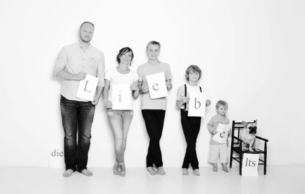 Familien Fotoshooting Leipzig für 7 - 5