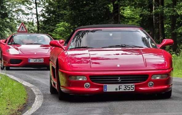 Ferrari F355 Spider fahren in Tecklenburg (30 min)