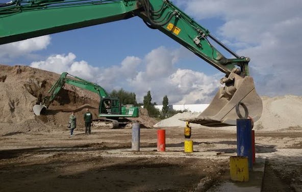 Bagger Fahren in Hamburg