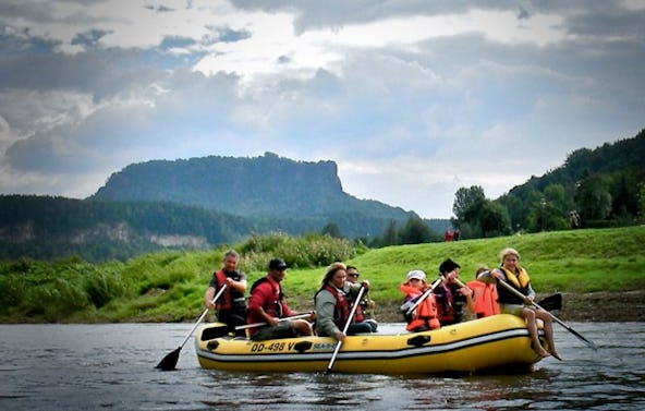 Schlauchboot-Tour Stadt Wehlen