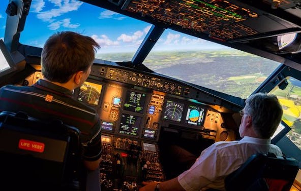 Flugsimulator Airbus A320 Dresden (45 Min.)
