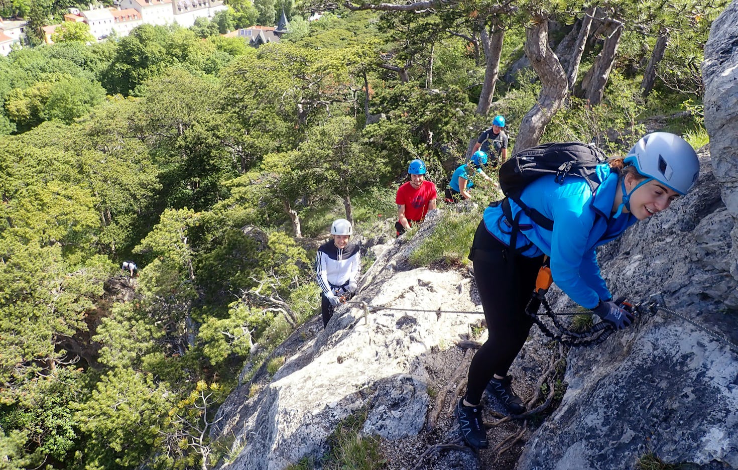 Klettersteig für Einsteiger Wien