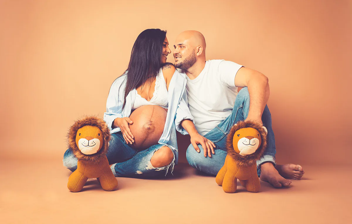 Babybauch Fotoshooting Ludwigshafen am Rhein - 1