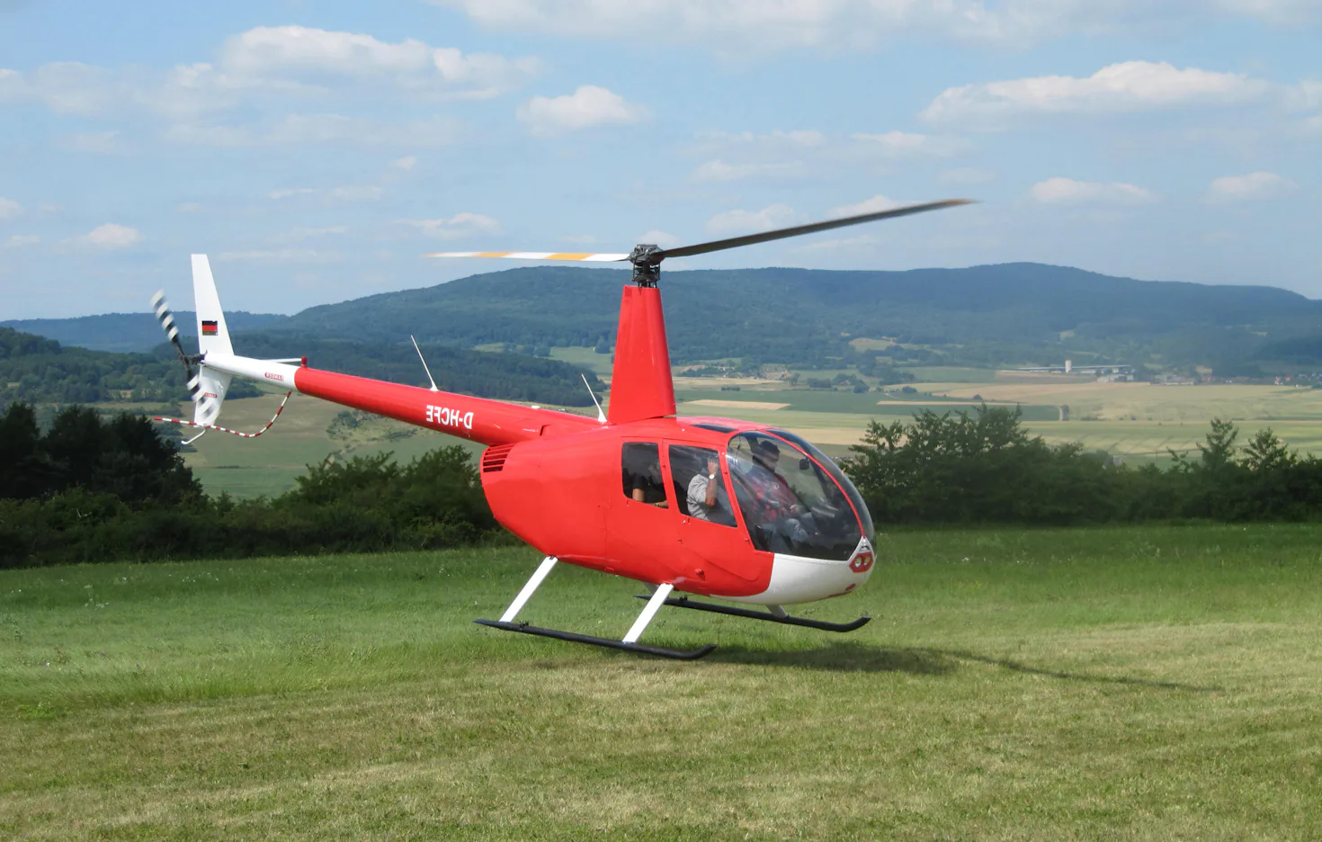 Hubschrauber selber fliegen Hörselberg- Hainich (30 Min.) - 1