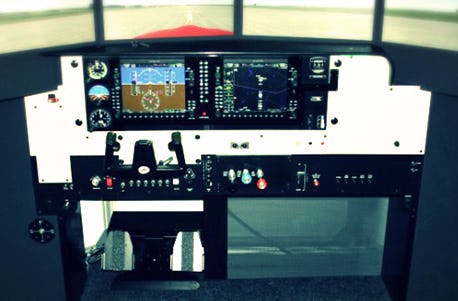 Flugsimulator Cessna 182 in Dortmund