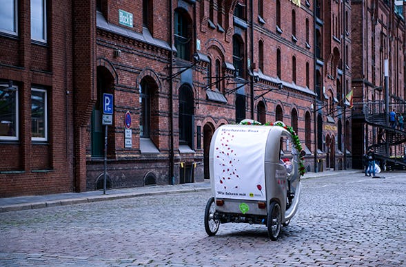 Rikscha Tour in Hamburg für 2