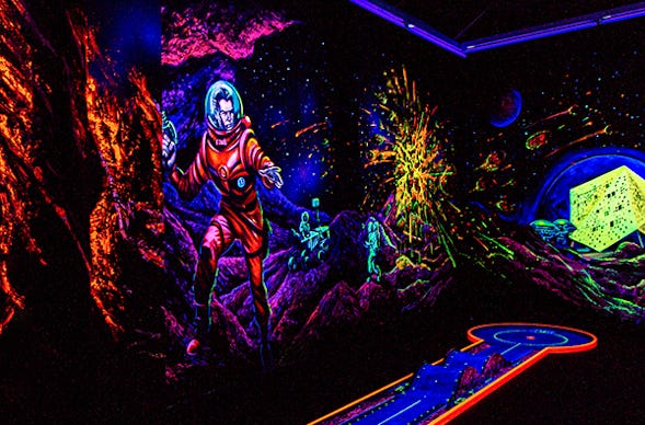 3D Schwarzlicht Minigolf Asperg