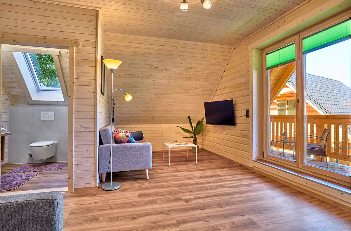 Außergewöhnlich Übernachten im Chalet im Bayerischen Wald mit Hund (2 Nächte) - 3
