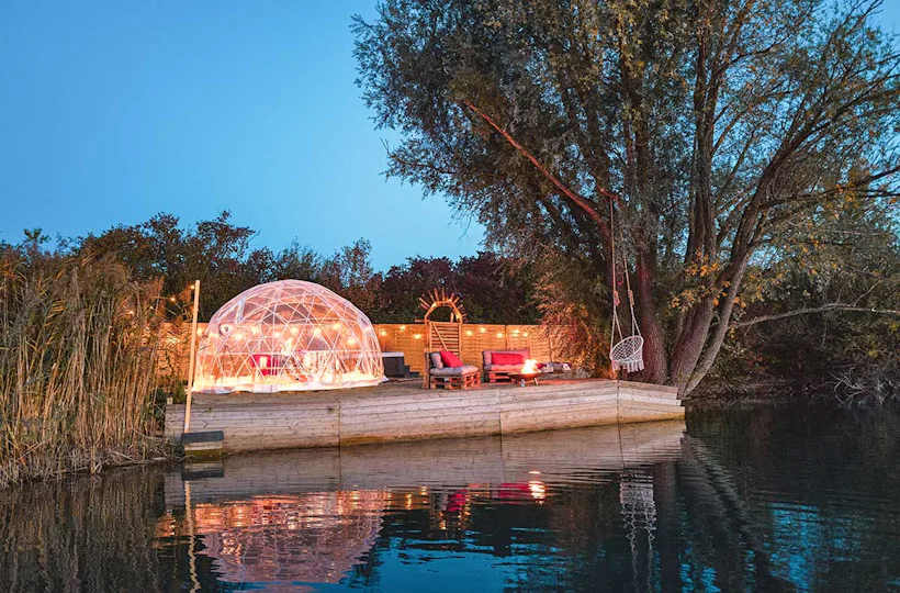 Außergewöhnlich Übernachten in der Bubble für 2 in Moosburg (1 Nacht)