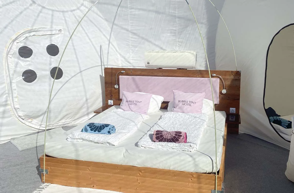 Außergewöhnliche Übernachtung im Bubble Tent Weyregg am Attersee für 2 (1 Nacht) - 2