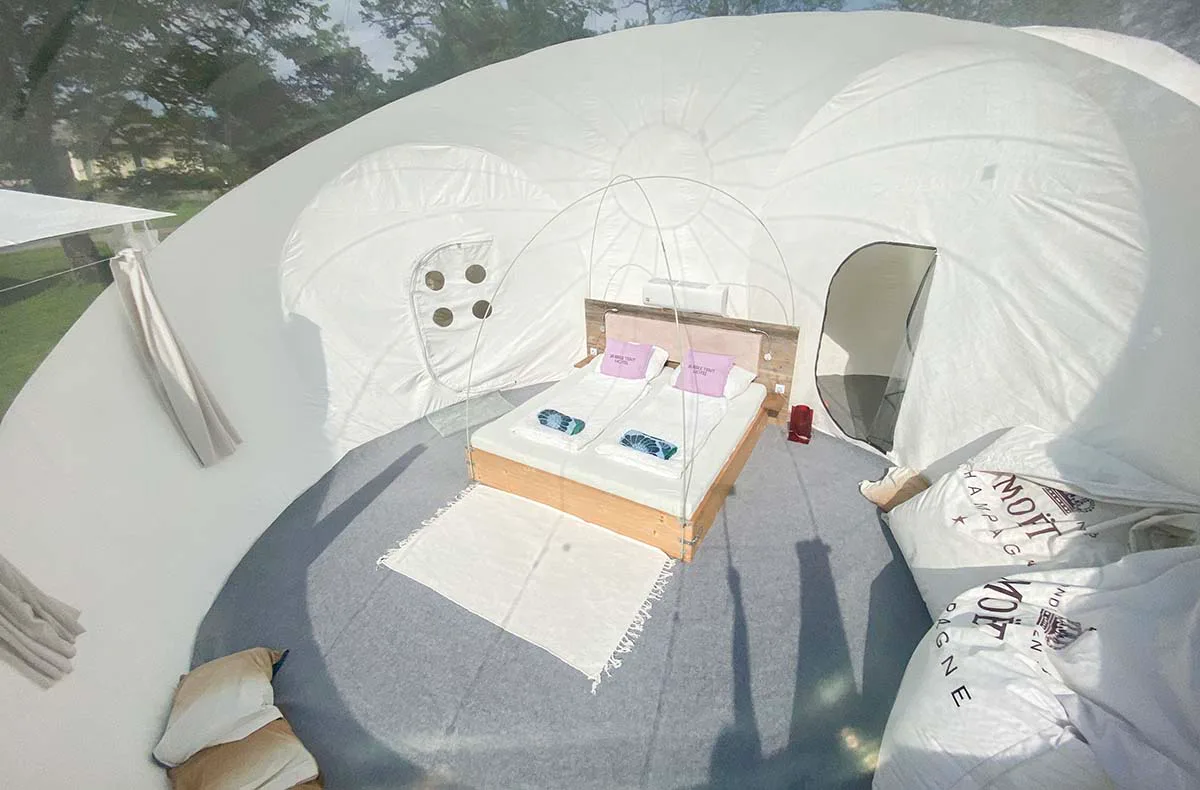 Außergewöhnliche Übernachtung im Bubble Tent Weyregg am Attersee für 2 (1 Nacht) - 4