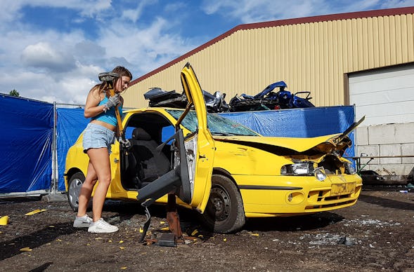 Auto zertrümmern Nürnberg