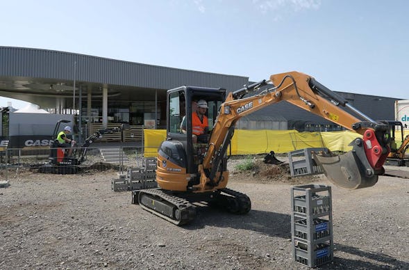 Bagger Erlebnis Gossau (kleiner Bagger)