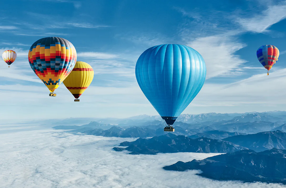Ballonfahrt Winterzauber Oy Mittelberg - 3