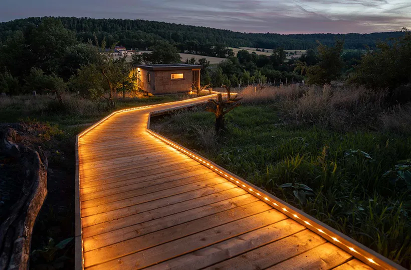 Candle-Light Übernachtung im Chalet in Unterfranken für 2 (1 Nacht)
