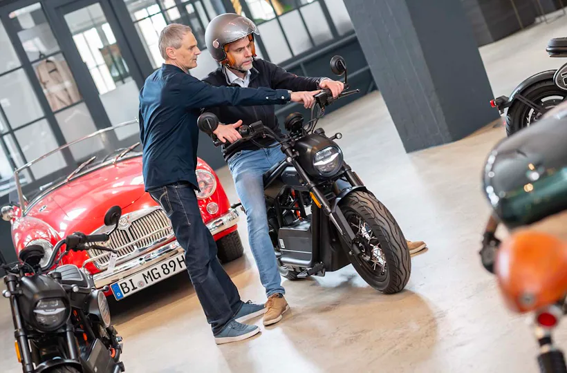 Elektro Moped fahren Bielefeld