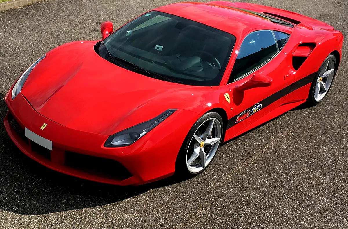 Ferrari fahren auf der Bergstraße im Elsass (6km) - 1