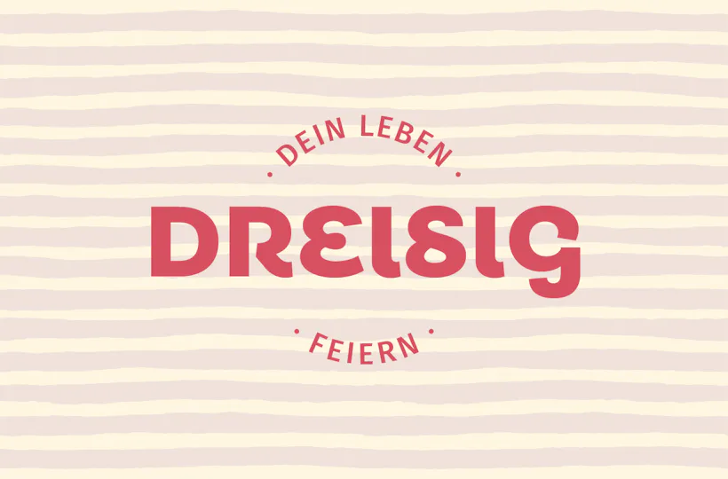 Flexibles Geschenk 30. Geburtstag (Dein Leben)