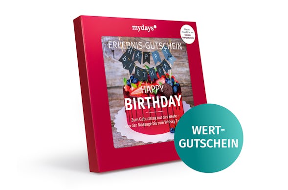 Happy Birthday - Wertgutschein