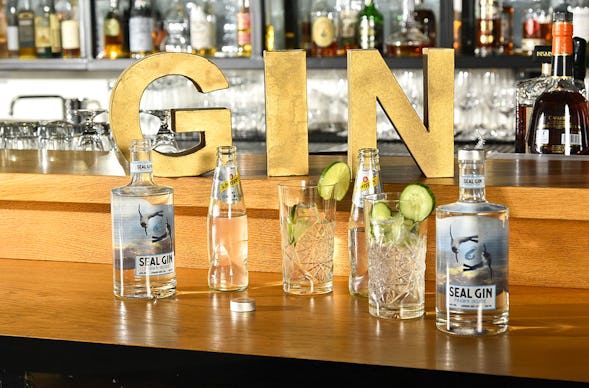 Gin Tasting mit Garnelen Verkostung Glückstadt