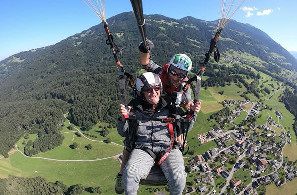 Gleitschirm Tandemflug Tschagguns