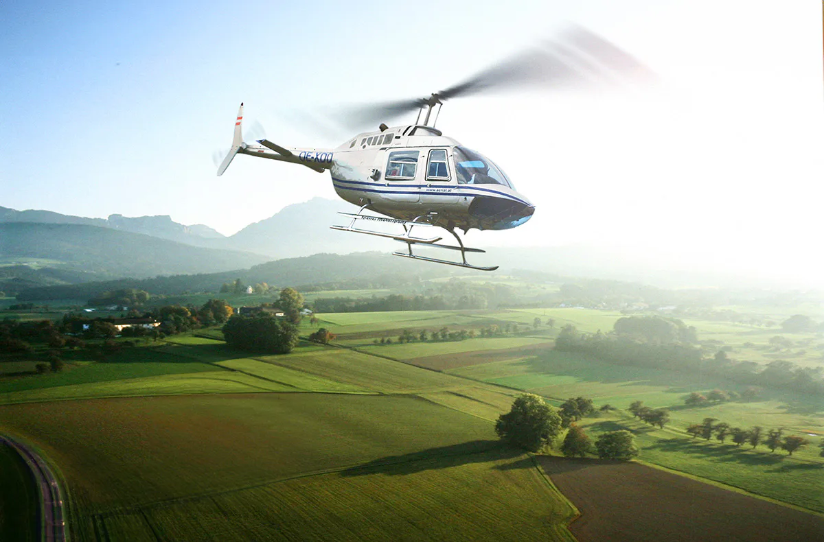 Hubschrauber Rundflug Wels für 2 - 3