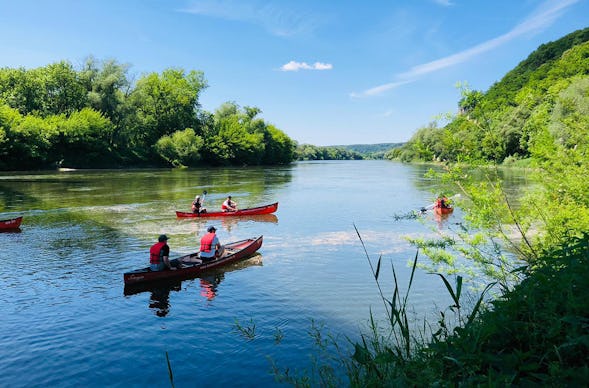 Kanufahrt Bad Abbach mit Aperol Spritz