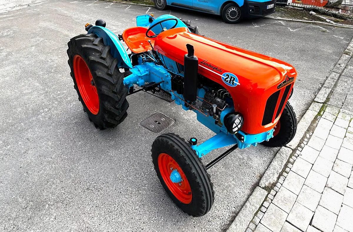 Lamborghini Traktor fahren Sindelfingen (Sonnenaufgang) - 1