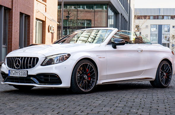Mercedes C63 S Cabrio fahren Krefeld