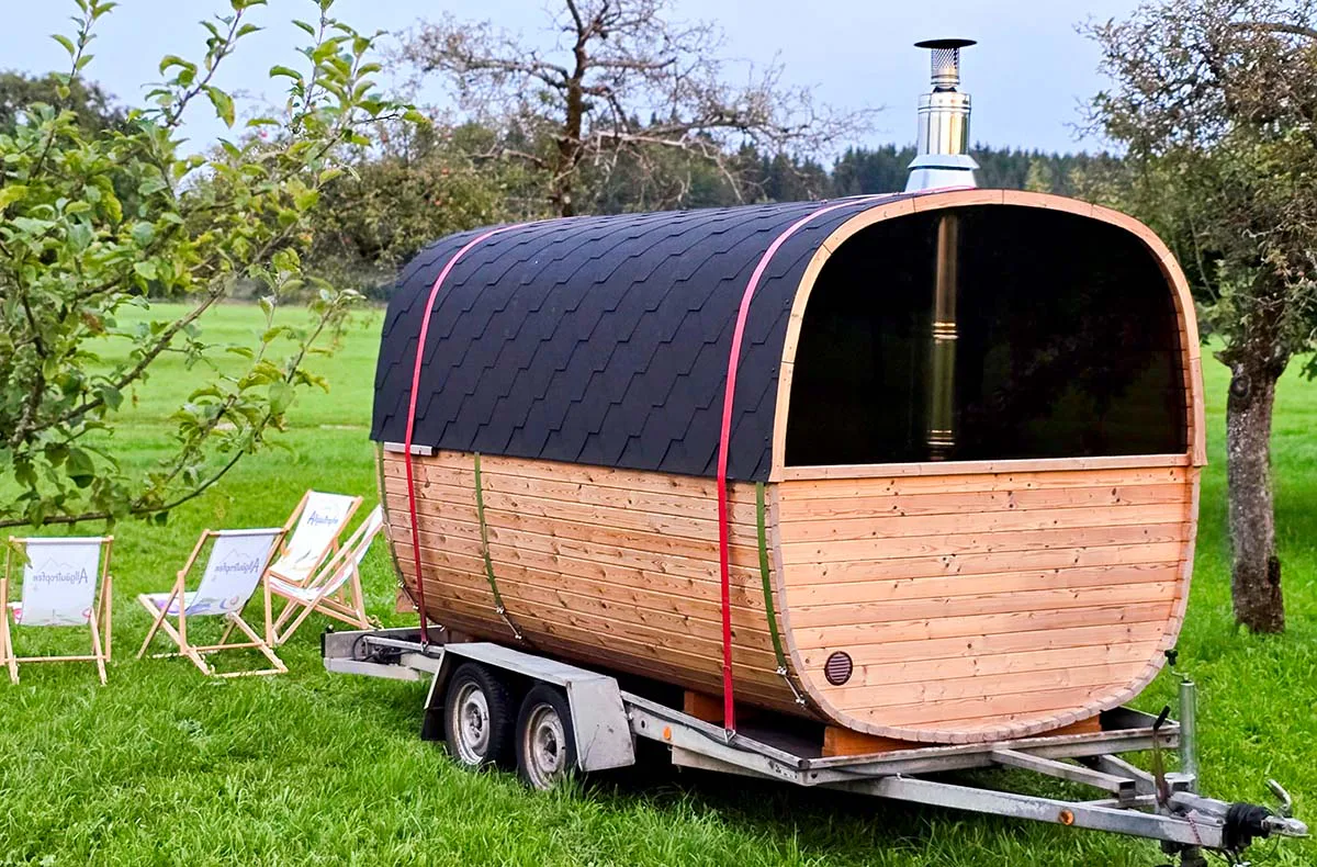Mobile Panoramasauna mieten Wangen im Allgäu (Wochenendmiete) - 5