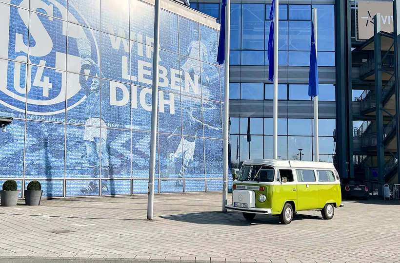 Nachtführung Schalke Arena mit VW Bulli Fahrt