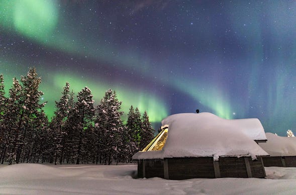 Romantischer Nordlichter-Kurzurlaub in Lappland für 2