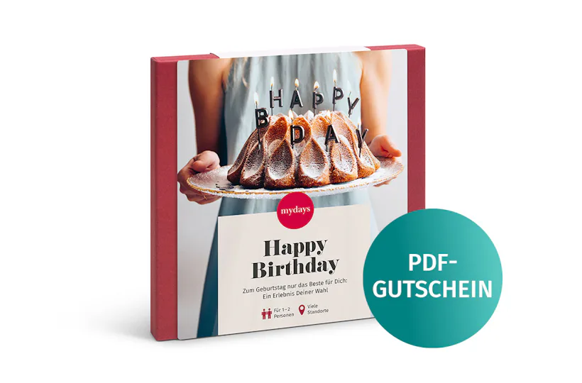 Geschenkbox Happy Birthday als PDF