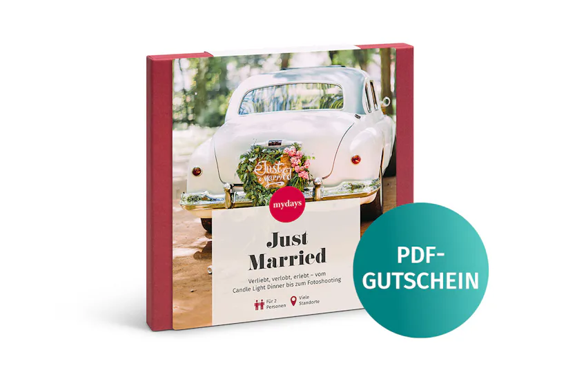 Geschenkbox Just Married als PDF