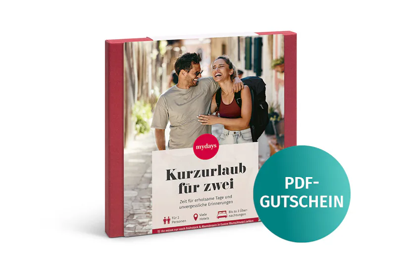 Geschenkbox Kurzurlaub für zwei als PDF