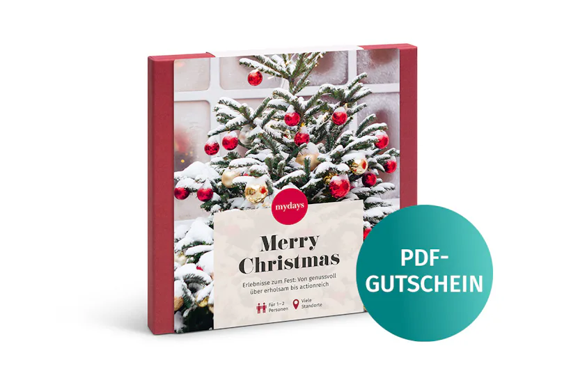 Geschenkbox Merry Christmas als PDF