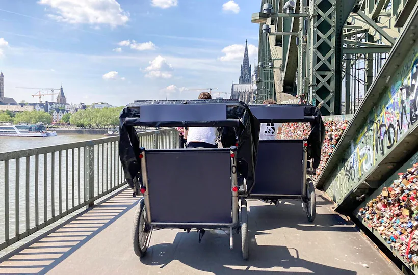 Rikscha-Fahrt Köln für 2