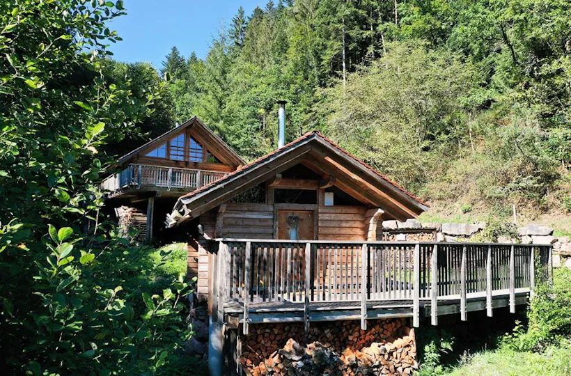 Romantikurlaub in der Blockhütte Schwarzwald für 2 (1 Nacht)