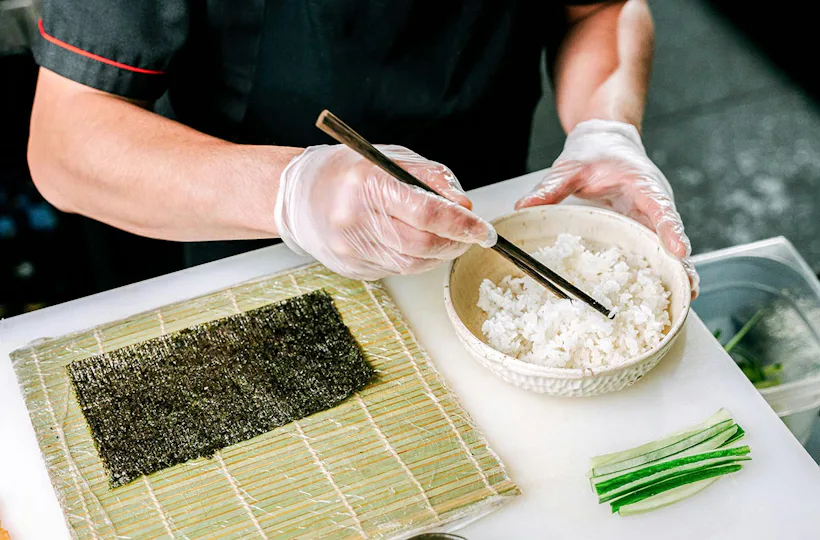Sushi Kochkurs vegan Berlin