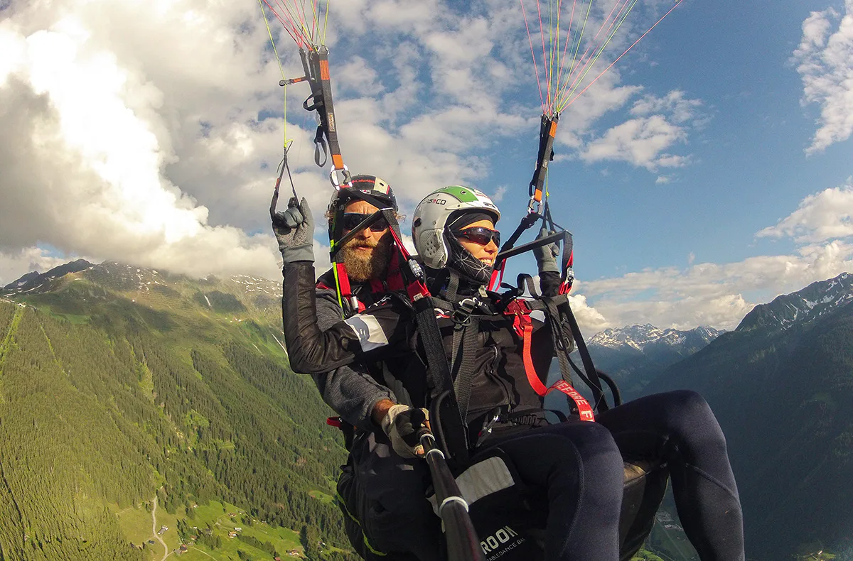Gleitschirm Tandemflug Schruns - 2
