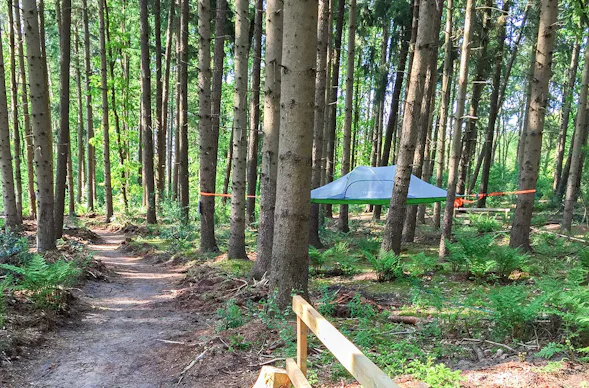 Außergewöhnlich Übernachten im Baumzelt bei Oldenburg für 2