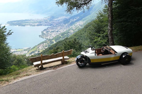 Vanderhall Roadster Fahrt ab Locarno (Valley Ride 5h)