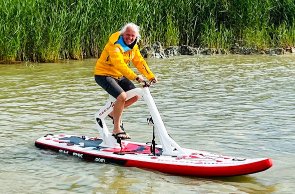 Wasserfahrrad am Neusiedler See