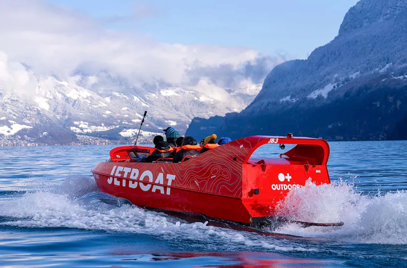 Winter Jetboat Ride Raum Thun